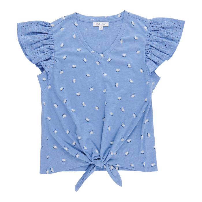 Chemise ajourée lacée mySTYLE pour femmes