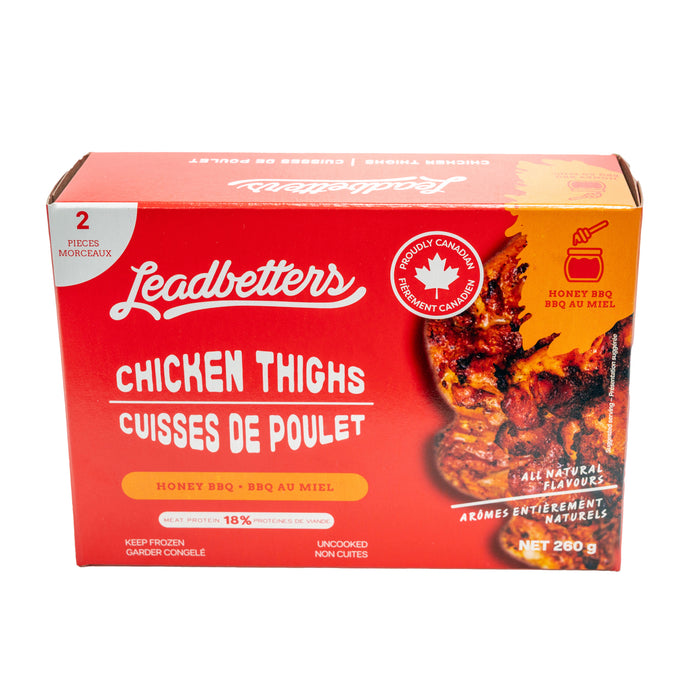 Leadbetters Honey BBQ Chicken Thighs, 260 g