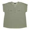 lily morgan Women's Plus Cap Sleeve Top
