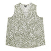 lily morgan Women's Plus Printed Pintuck Camisole