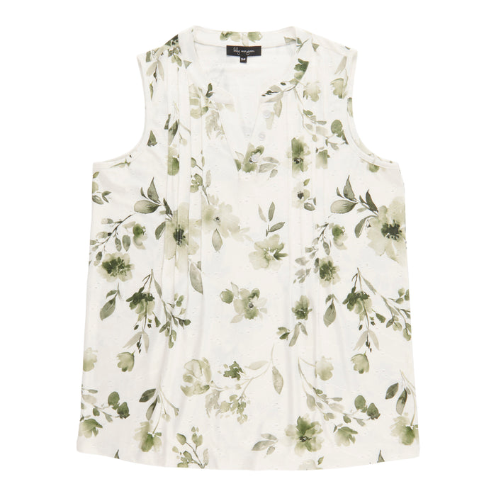 Camisole imprimée à nervures lily morgan pour femmes