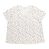 mySTYLE Women's Plus Floral V-Neck T-Shirt