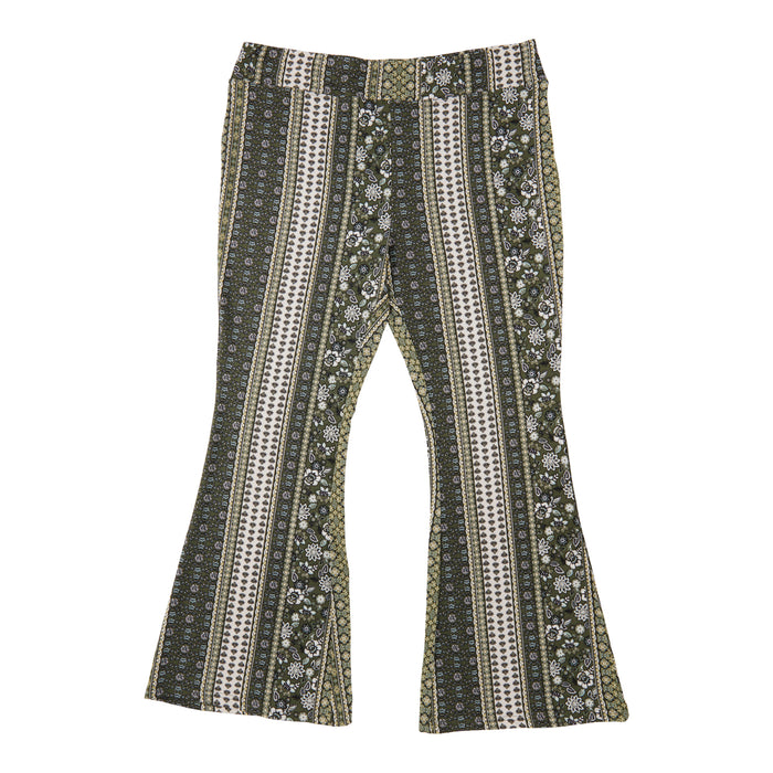 Pantalon à jambe évasée et taille haute taille plus mySTYLE pour femmes