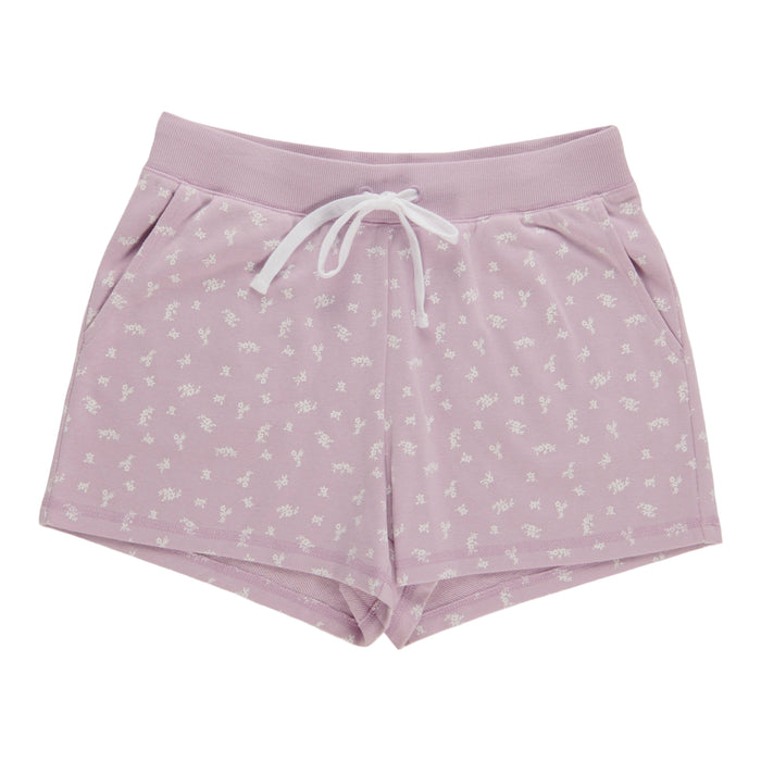 Short imprimé en tissu-éponge brodé mySTYLE pour femmes