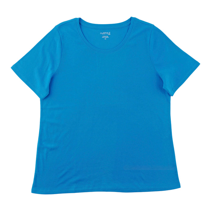 mySTYLE Women's Plus Fitted T-Shirt