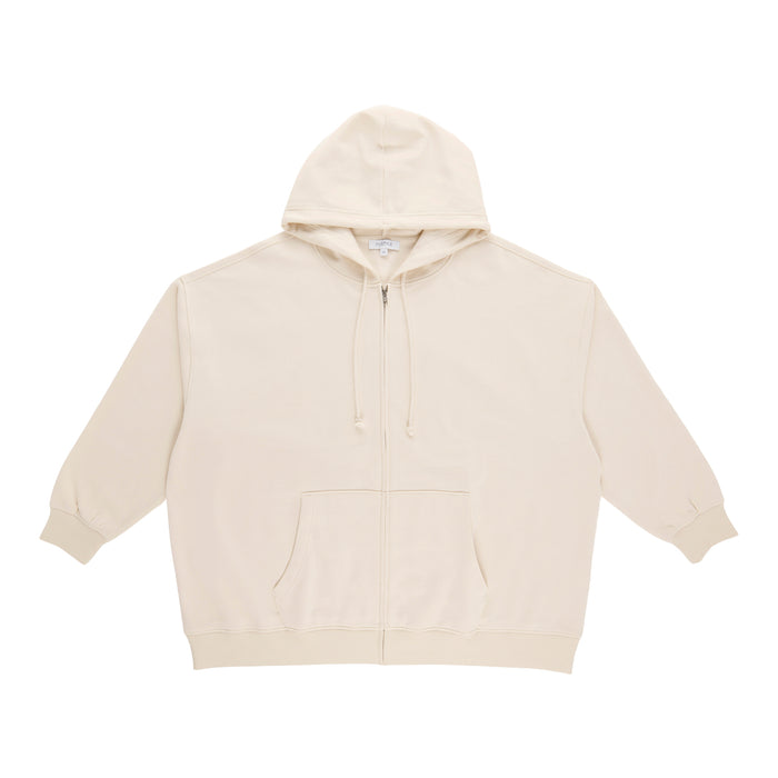 mySTYLE Women's Plus Boyfriend Zippered Hoodie