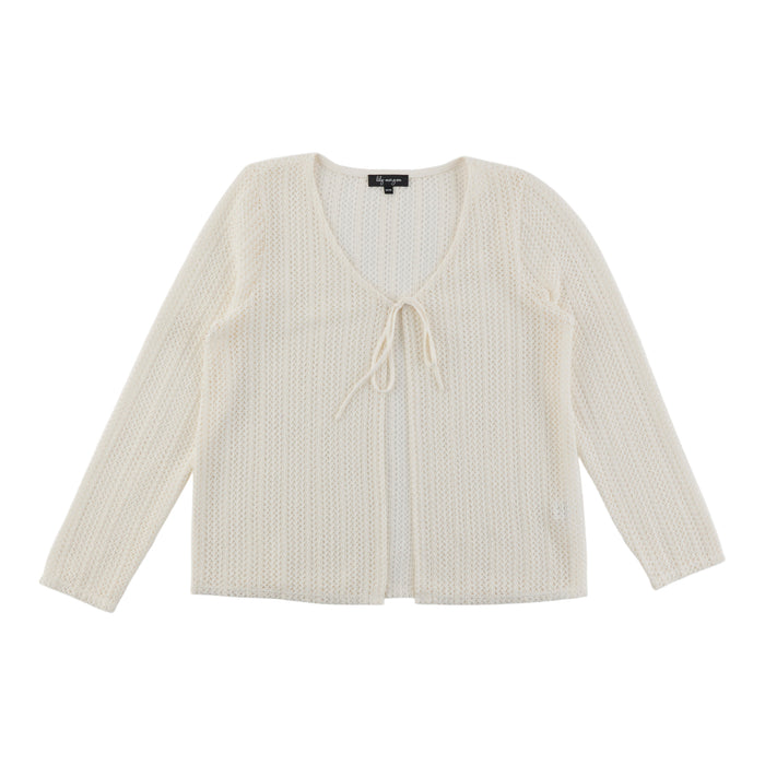 Cardigan crocheté lily morgan pour femmes
