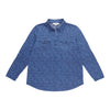 Chemise d'aspect denim avec manches 3/4 mySTYLE pour femmes