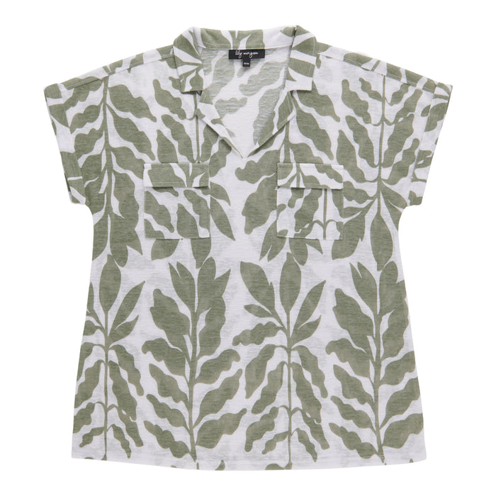 lily morgan Women's Top with Front Pockets