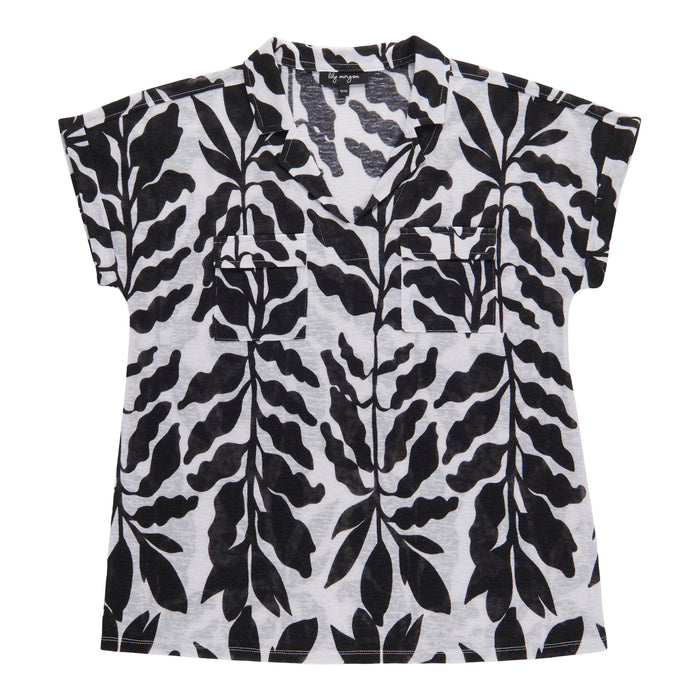 lily morgan Women's Top with Front Pockets
