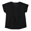 lily morgan Women's Solid Pintuck Top