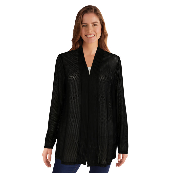 lily morgan Women's Solid Cardigan