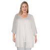 Cardigan festonné lily morgan taille plus pour femmes