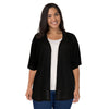 lily morgan Women's Plus Solid Cardigan