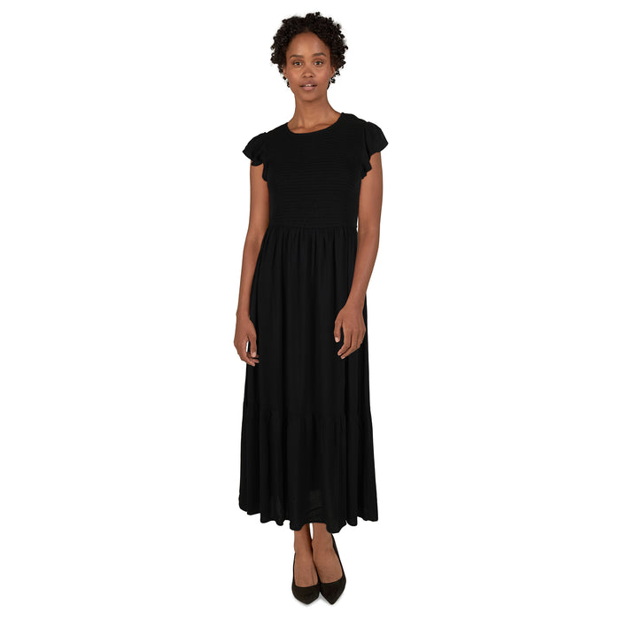 mySTYLE Women's Flutter Sleeve Dress