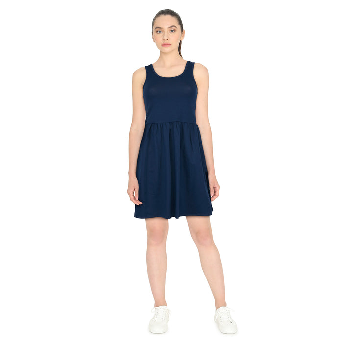 Mini robe en tricot de popeline mySTYLE pour femmes