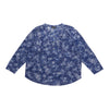 lily morgan Women's Plus Printed Top with Tab Sleeves