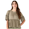 mySTYLE Women's Flounce Top