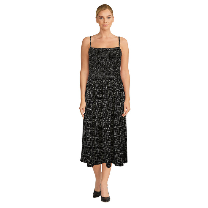 mySTYLE Women's Smocked Midi Dress