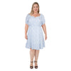 mySTYLE Women's Plus Floral Mini Dress