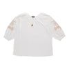 lily morgan Women's Plus Printed Top with Sleeve Detailing