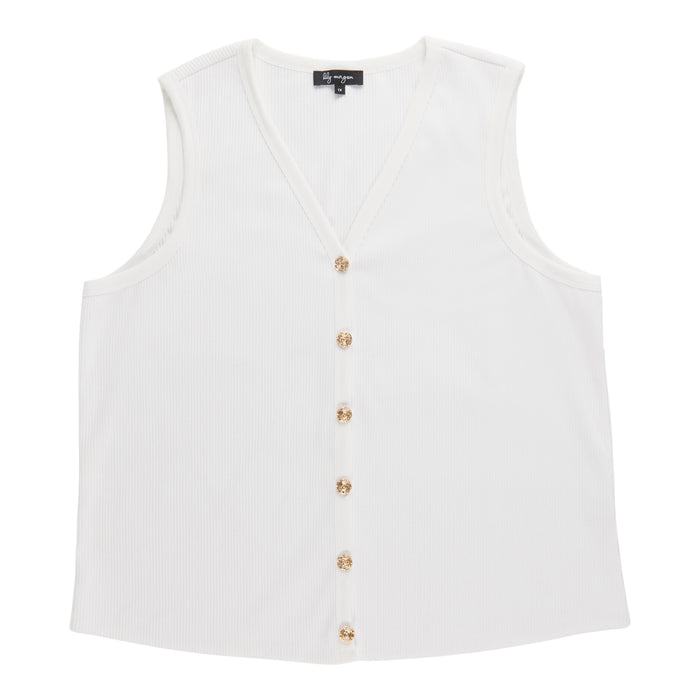 lily morgan Women's Plus Solid Vest