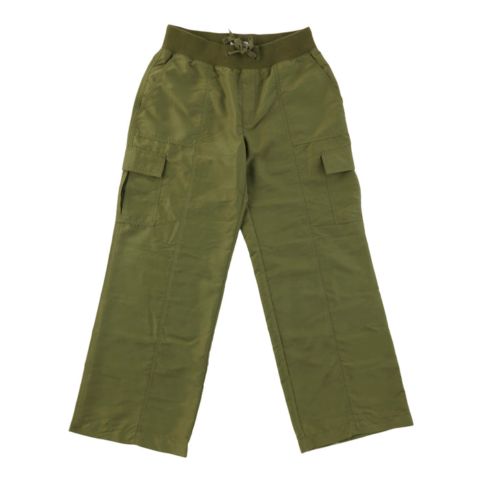 Pantalon cargo en sergé pour femmes