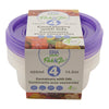 ERAware Plastic Food Containers, 420-ml, 4 Pack