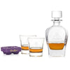 Ensemble carafe Crown Royal, 4 pièces