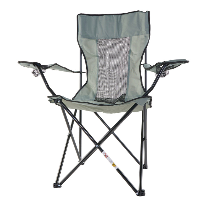 Folding Mesh Camp Chair, 20-in x 38-in.