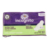 Incognito Contact Ultra Thin Pads, Regular, 22-Pack