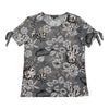 Classic Editions Women's Puff Print Detail Top
