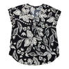 Blouse tissée à imprimé avec col en V lily morgan pour femmes