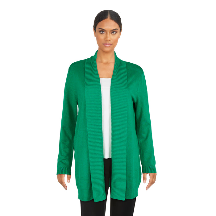 Women's Open Front Long Cardigan, Assorted