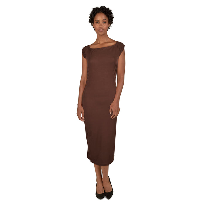 lily morgan Women's Cap Sleeve Midi Dress