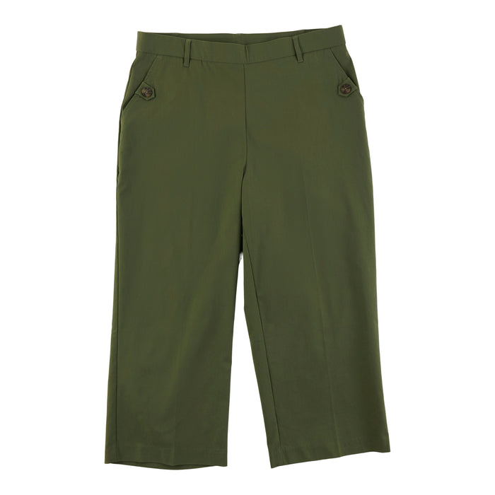 lily morgan Women's Plus Solid Millennium Capris