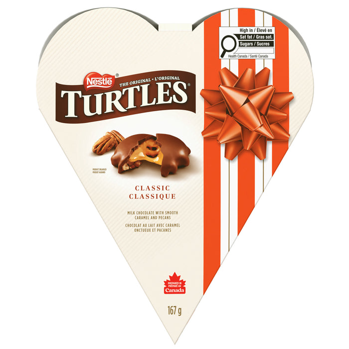 Turtles Chocolate Heart Box, 167 g