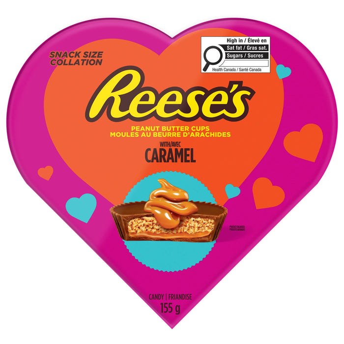 Reese's Caramel Chocolate Heart Box, 155 g