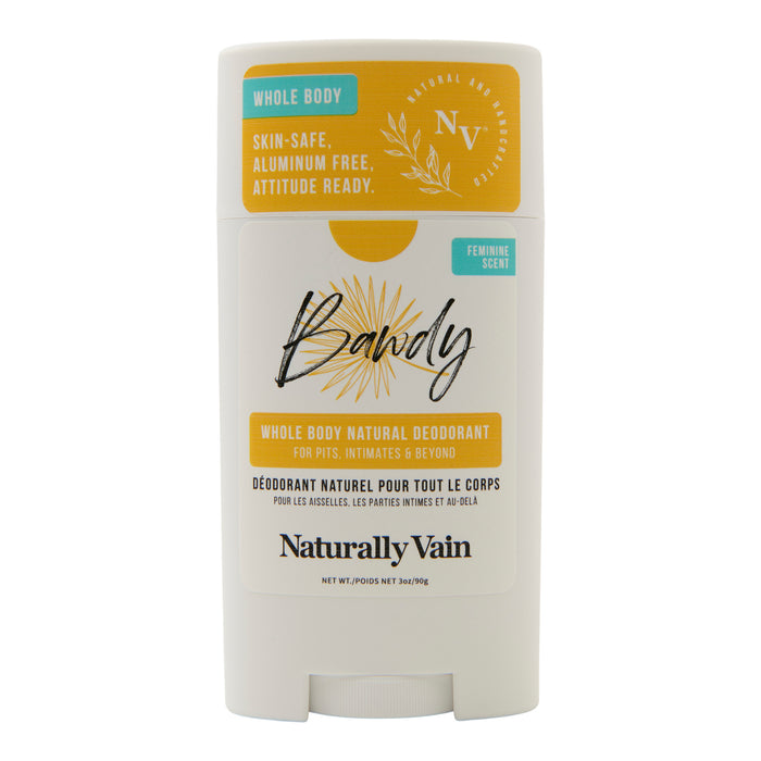Déodorant naturel pour tout le corps Naturally Vain, Bawdy