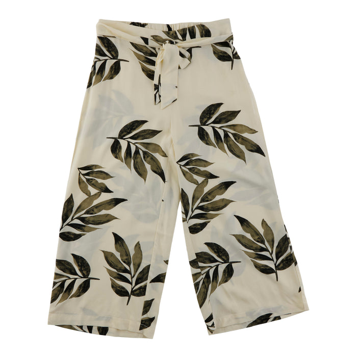lily morgan Women's Printed Tie Front Pull-On Pants