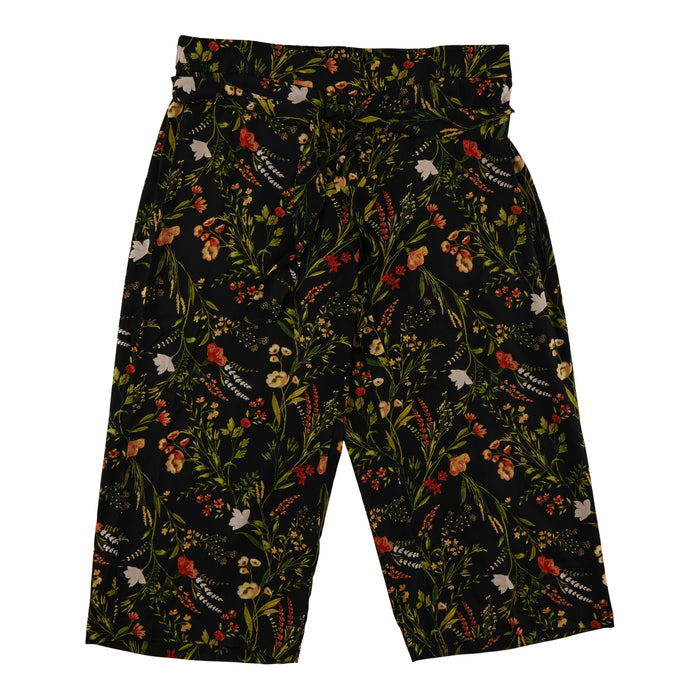 lily morgan Women's Plus Printed Tie Front Pull-On Pants