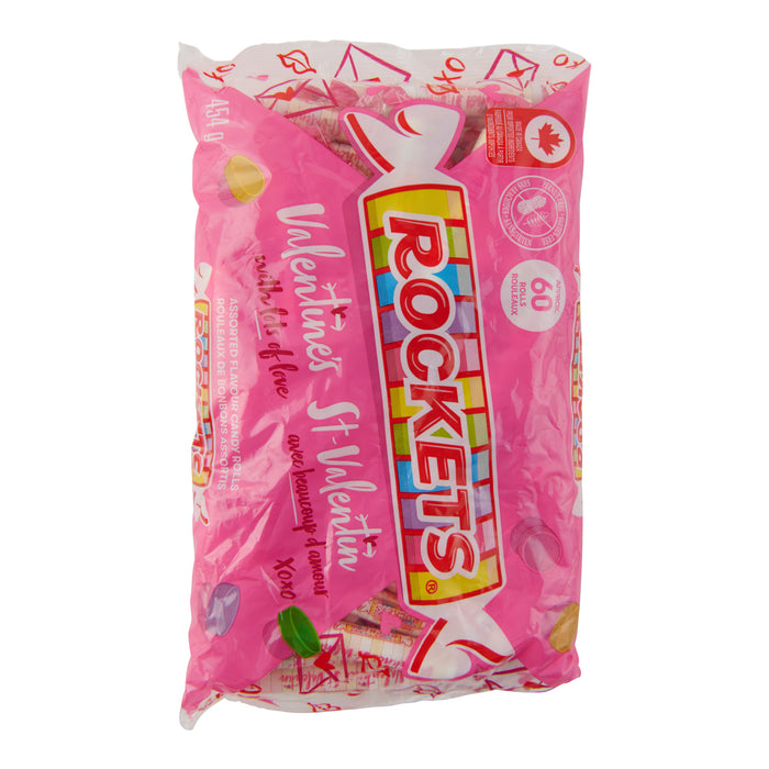 Rockets Assorted Flavour Candy Rolls, 454-g