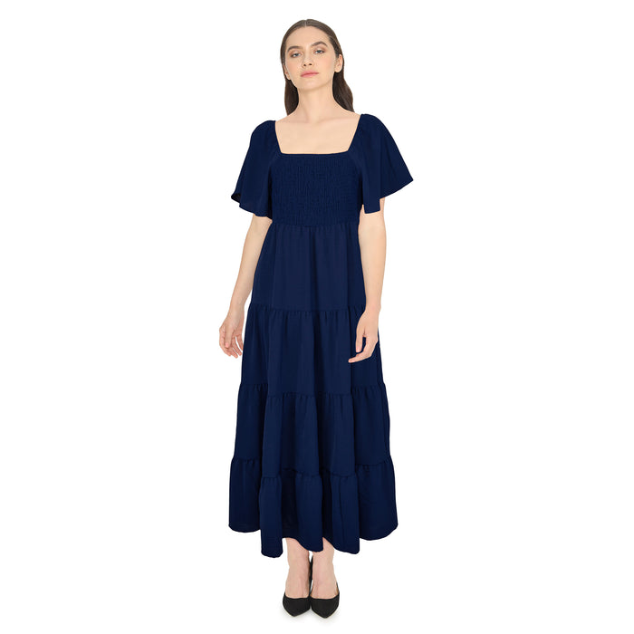 lily morgan Women's Airflow Smocked Dress