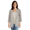 lily morgan Women's Printed Crepe Blazer