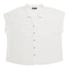 lily morgan Women's Plus Linen Blend Blouse