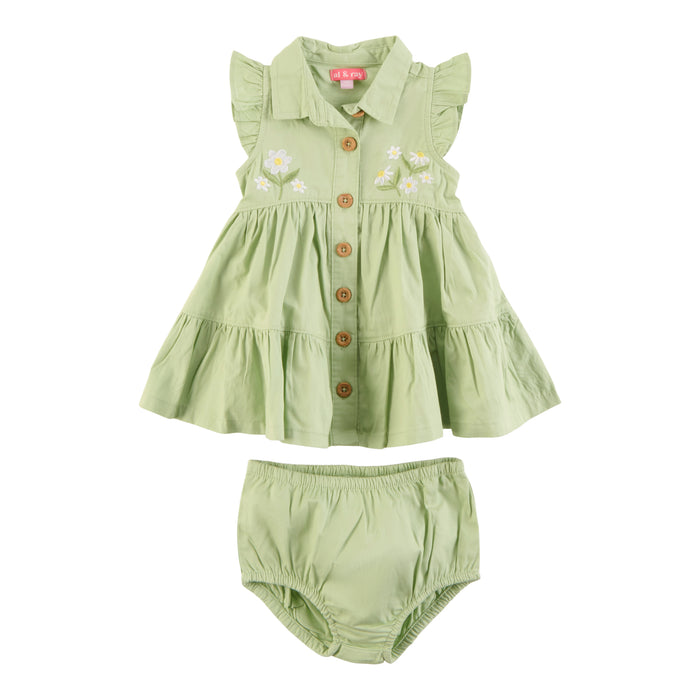 Infant Girls' Printed Dress with Panty, 2-Piece, 12-24 Month