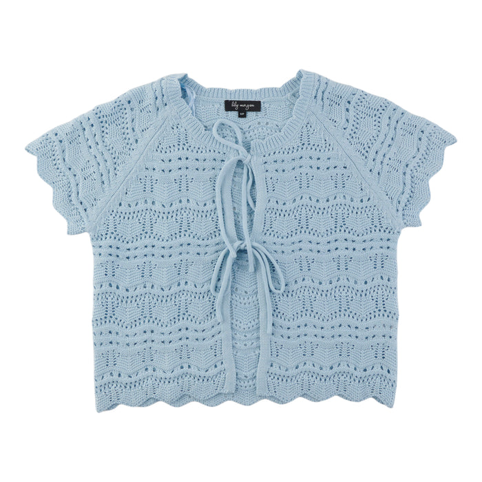 Cardigan avec deux nœuds lily morgan pour femmes