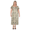 Robe maxi plissée à l’avant lily morgan taille plus pour femmes
