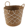 HomeStyles Basket With Rope Netting, 16-in x 15-in.