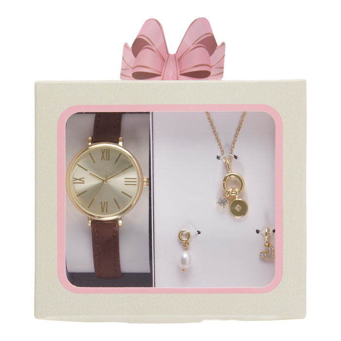 Women’s Watch & Jewllery Gift Set, Assorted